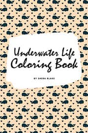 Tapa de Underwater Life Coloring Book for Children