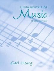 Tapa de Fundamentals of Music