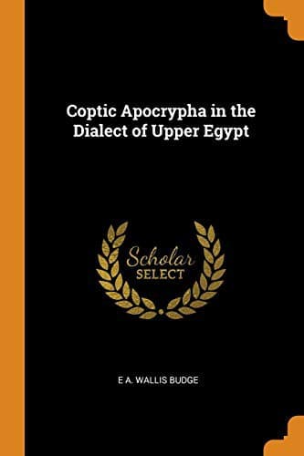 Tapa de Coptic Apocrypha in the Dialect of Upper Egypt
