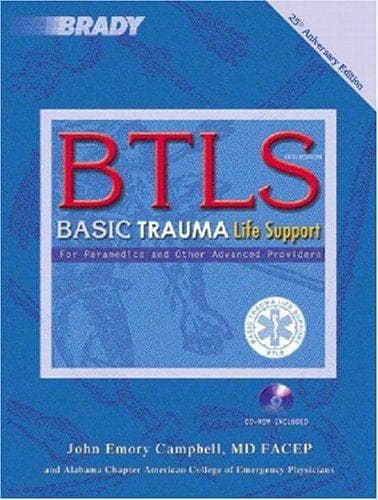 Tapa de Basic Trauma Life Support for Advanced Providers, Fifth Edition