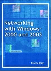 Tapa de Networking with Windows 2000 and 2003
