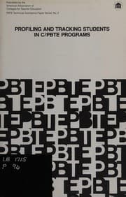 Tapa de Profiling and tracking students in C/PBTE programs