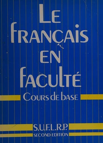 Tapa de Le Français en faculté