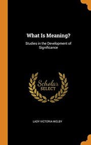 Tapa de What Is Meaning?