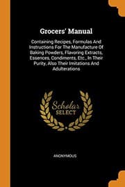 Tapa de Grocers' Manual
