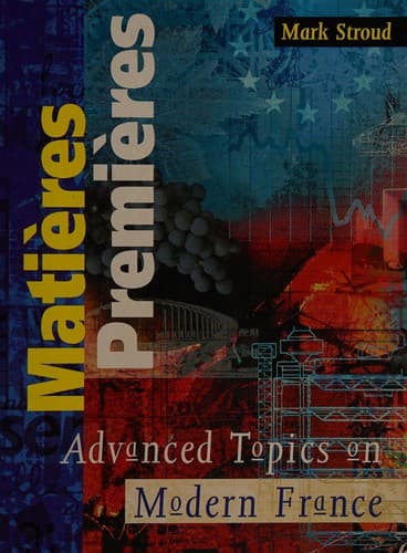 Tapa de Matieres Premieres