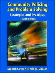 Tapa de Community policing and problem solving