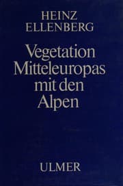 Tapa de Vegetation Mitteleuropas mit den Alpen