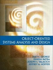 Tapa de Object-oriented systems analysis and design