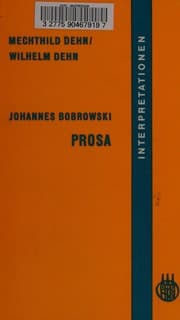 Tapa de Johannes Bobrowski