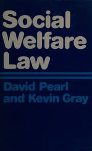 Tapa de Social welfare law