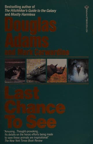 Tapa de Last chance to see