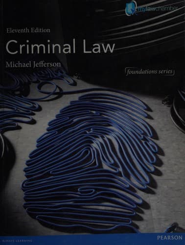 Tapa de Criminal Law