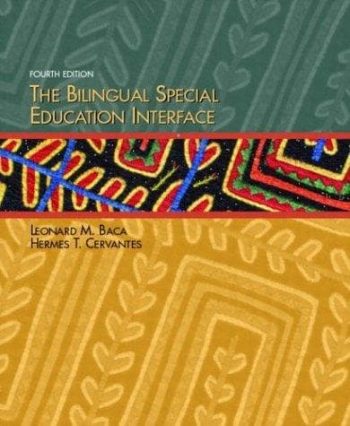 Tapa de The bilingual special education interface