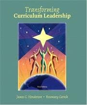 Tapa de Transformative curriculum leadership
