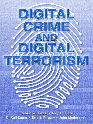 Tapa de Digital crime and digital terrorism