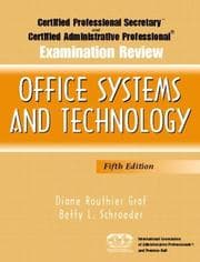 Tapa de Certified Professional Secretary (CPS) and Certified Administrative Professional (CAP) Examination Review for Office Systems and Technology
