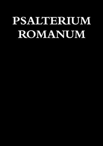 Tapa de PSALTERIUM ROMANUM
