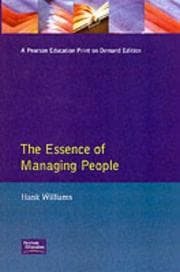 Tapa de The essence of managing people