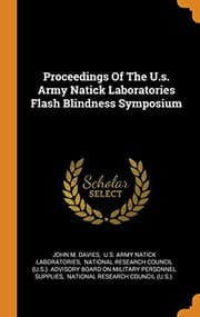 Tapa de Proceedings of the U.S. Army Natick Laboratories Flash Blindness Symposium