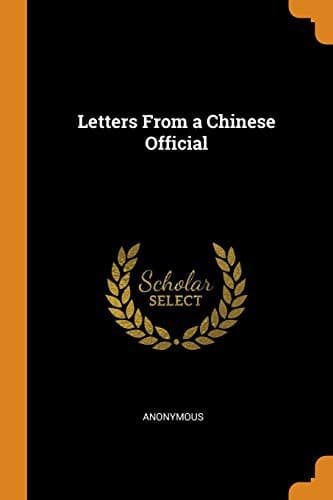 Tapa de Letters from a Chinese Official
