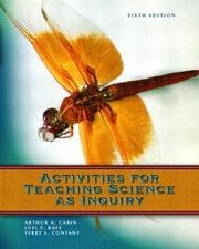Tapa de Activities for Teaching science as inquiry