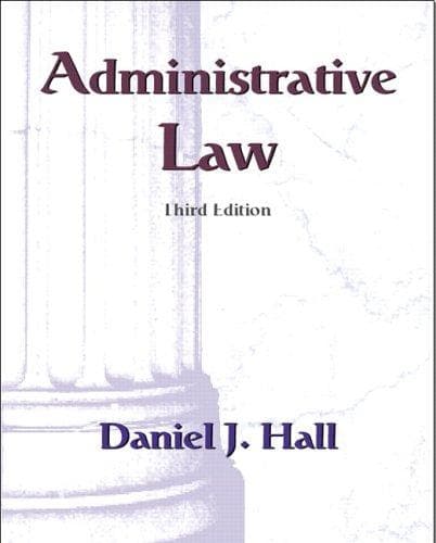 Tapa de Administrative law
