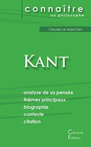 Tapa de Comprendre Kant