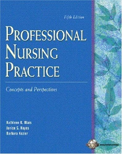 Tapa de Professional Nursing Practice