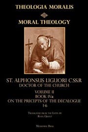 Tapa de Moral Theology Volume II : Book IVa