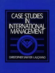 Tapa de Case studies in international management