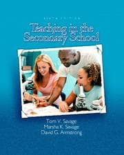 Tapa de Teaching in the secondary school