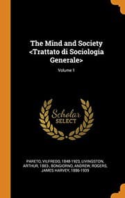 Tapa de The Mind and Society <Trattato di Sociologia Generale>; Volume 1