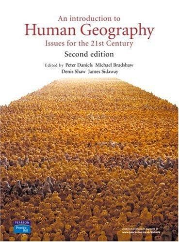 Tapa de An introduction to human geography