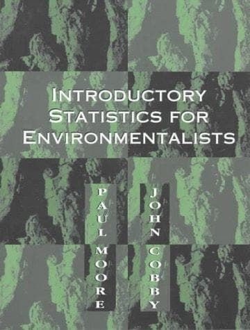 Tapa de Introductory statistics for environmentalists