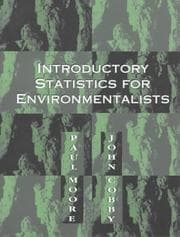 Tapa de Introductory statistics for environmentalists