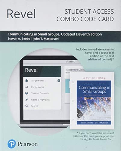 Tapa de Revel for Communicating in Small Groups