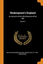Tapa de Shakespeare's England