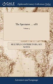 Tapa de The Spectator. ... of 8; Volume 3