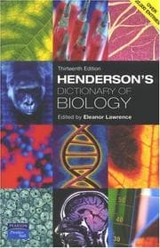 Tapa de Henderson's Dictionary Of Biology