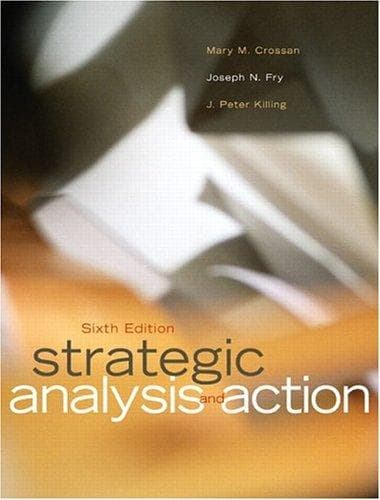 Tapa de Strategic Analysis and Action