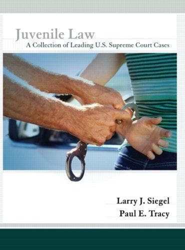 Tapa de Juvenile Law
