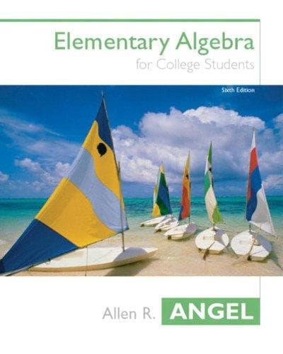 Tapa de Elementary Algebra for College Students, Sixth Edition