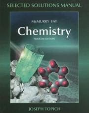 Tapa de Chemistry Selected Solutions Manual