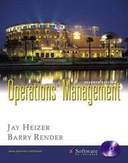 Tapa de Operations Management and Student CD-ROM