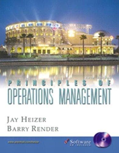 Tapa de Principles of Operations Management