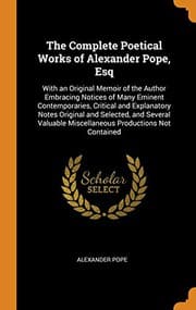 Tapa de The Complete Poetical Works of Alexander Pope, Esq