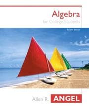Tapa de Algebra For College Students