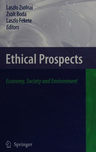 Tapa de Ethical prospects