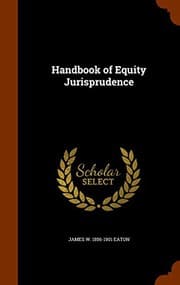 Tapa de Handbook of Equity Jurisprudence
